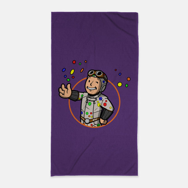 Polka Dot Boy-none beach towel-Boggs Nicolas