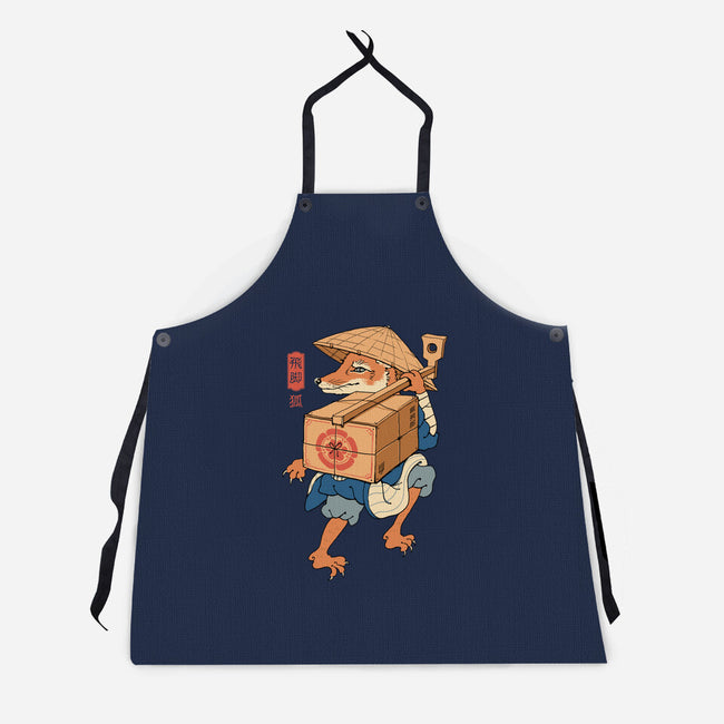Hikyaku Fox-unisex kitchen apron-vp021