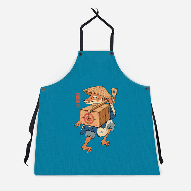 Hikyaku Fox-unisex kitchen apron-vp021