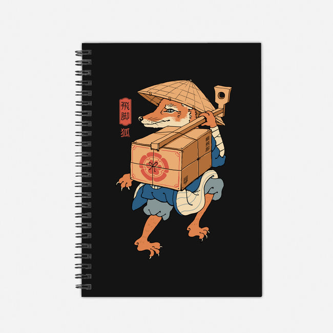 Hikyaku Fox-none dot grid notebook-vp021