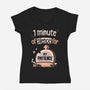 RIP Patience-womens v-neck tee-Mushita
