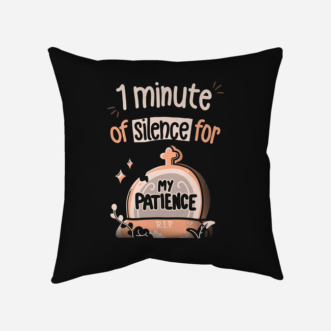 RIP Patience-none removable cover w insert throw pillow-Mushita