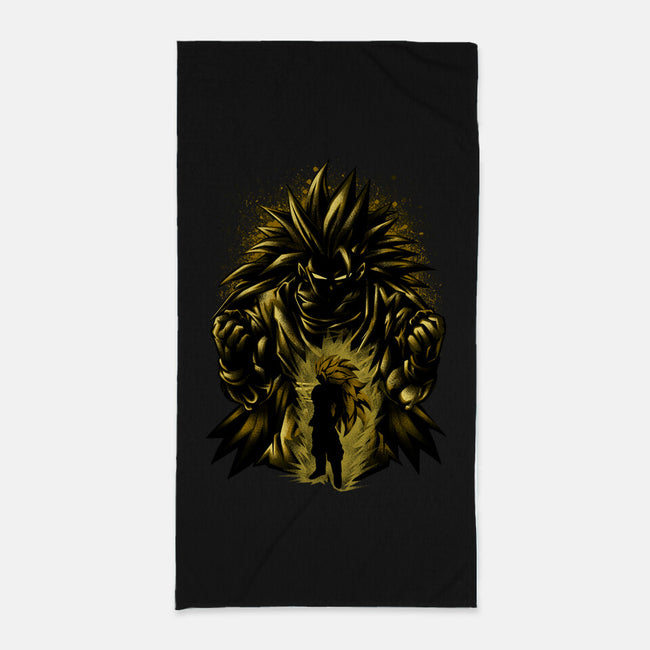 Super SSJ3-none beach towel-hypertwenty