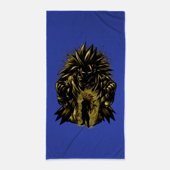 Super SSJ3-none beach towel-hypertwenty