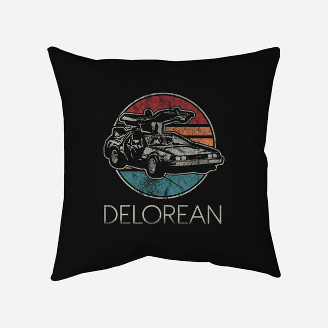 Vintage Time Machine-none removable cover w insert throw pillow-fanfreak1