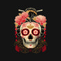 Geisha Calavera-none glossy sticker-NemiMakeit