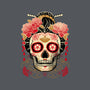 Geisha Calavera-mens basic tee-NemiMakeit