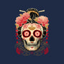 Geisha Calavera-unisex basic tee-NemiMakeit