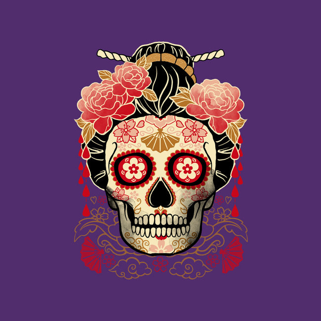 Geisha Calavera-none basic tote-NemiMakeit