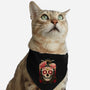 Geisha Calavera-cat adjustable pet collar-NemiMakeit