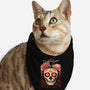 Geisha Calavera-cat bandana pet collar-NemiMakeit