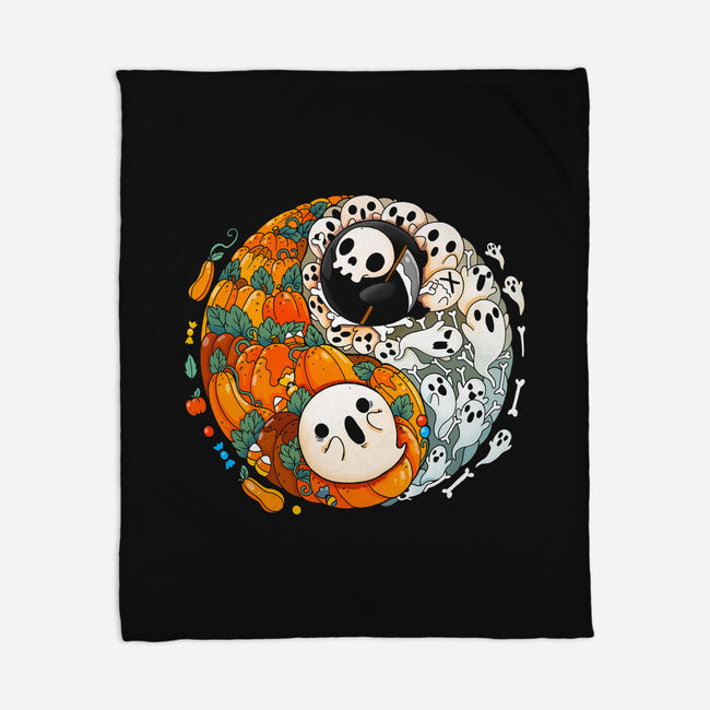 Halloween Duo-none fleece blanket-Vallina84