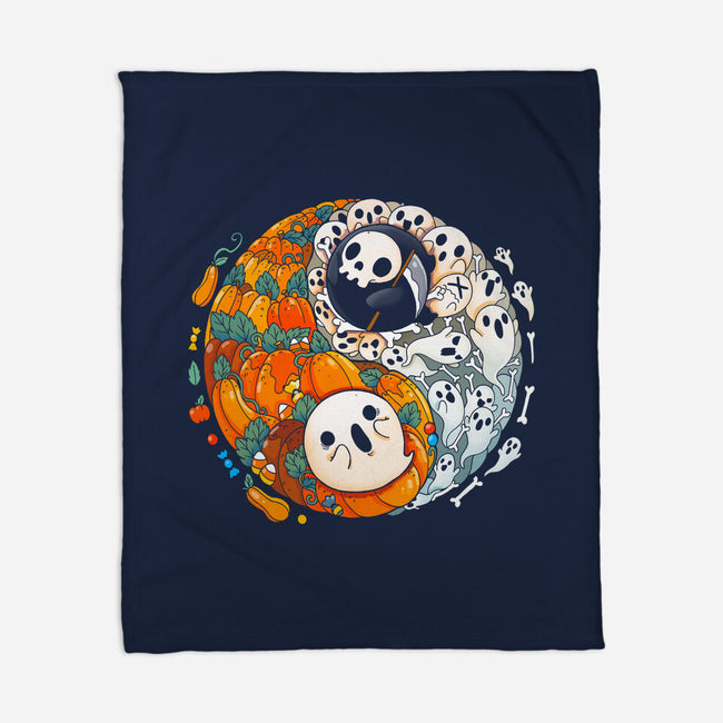 Halloween Duo-none fleece blanket-Vallina84