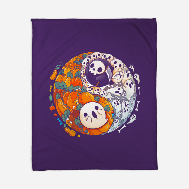 Halloween Duo-none fleece blanket-Vallina84