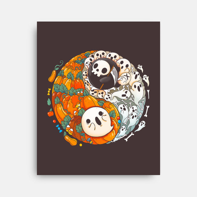 Halloween Duo-none stretched canvas-Vallina84