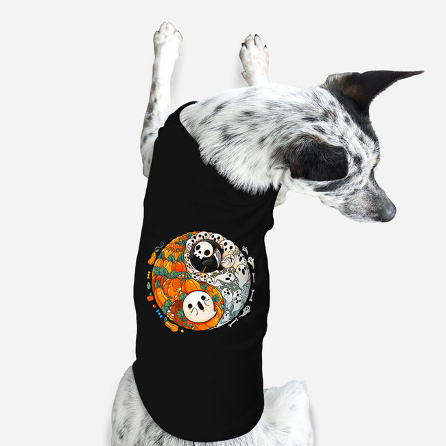 Halloween Duo-dog basic pet tank-Vallina84