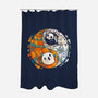 Halloween Duo-none polyester shower curtain-Vallina84