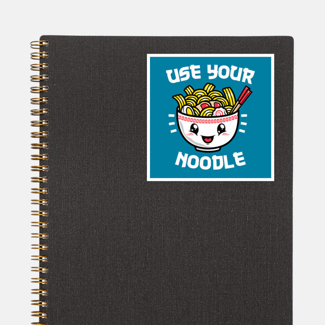 Use Your Noodle-none glossy sticker-krisren28