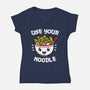 Use Your Noodle-womens v-neck tee-krisren28