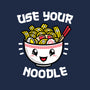 Use Your Noodle-womens v-neck tee-krisren28