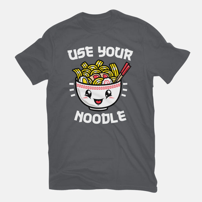 Use Your Noodle-womens basic tee-krisren28