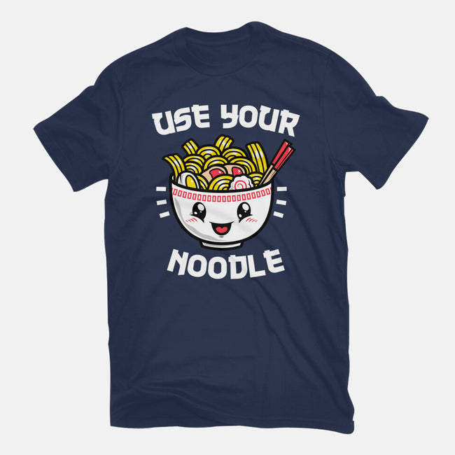 Use Your Noodle-womens fitted tee-krisren28