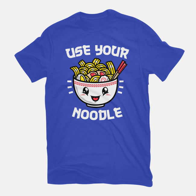 Use Your Noodle-womens fitted tee-krisren28