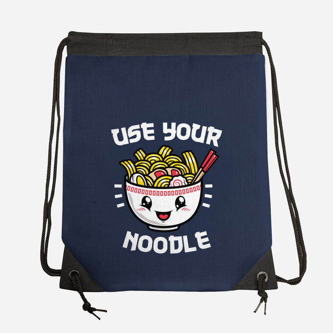 Use Your Noodle-none drawstring bag-krisren28