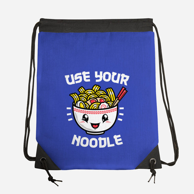 Use Your Noodle-none drawstring bag-krisren28
