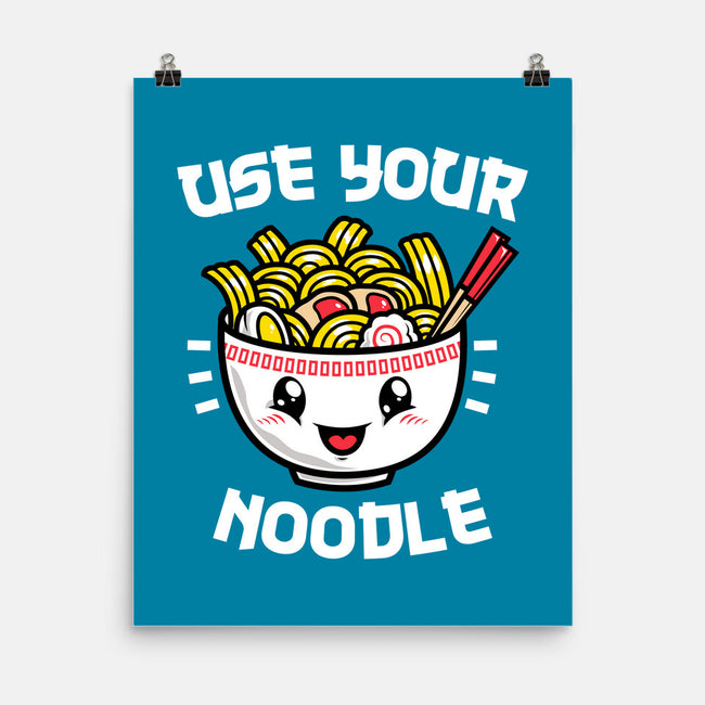 Use Your Noodle-none matte poster-krisren28