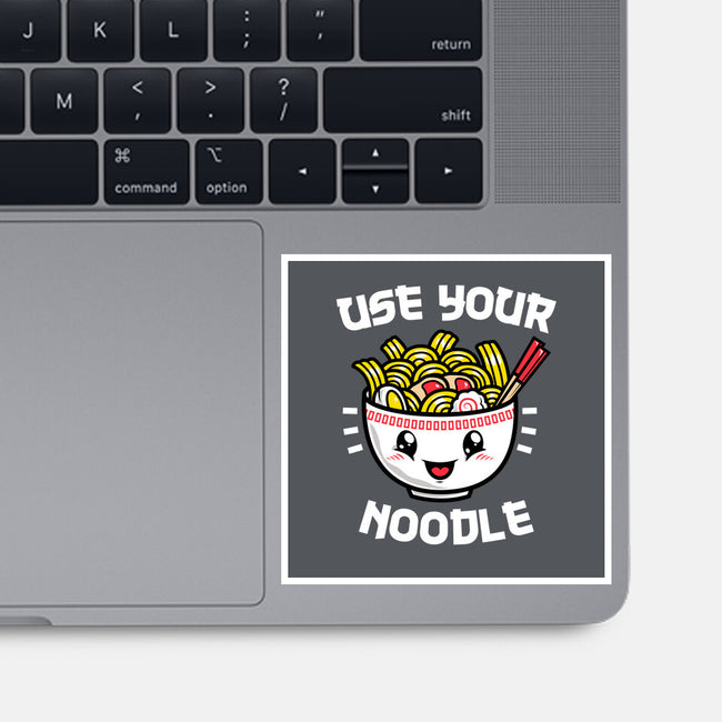 Use Your Noodle-none glossy sticker-krisren28