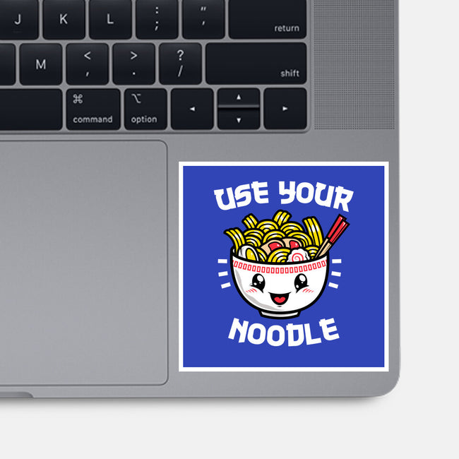 Use Your Noodle-none glossy sticker-krisren28