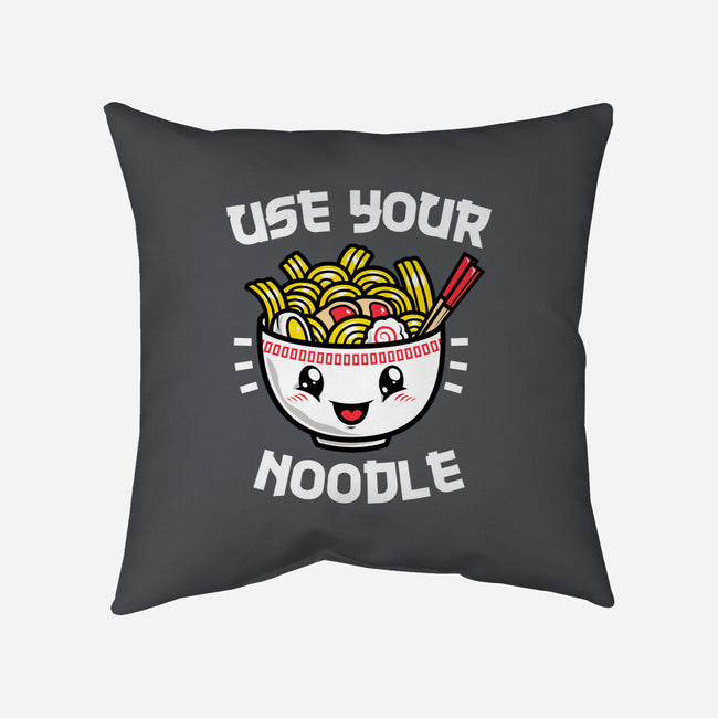Use Your Noodle-none removable cover w insert throw pillow-krisren28