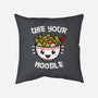 Use Your Noodle-none removable cover w insert throw pillow-krisren28