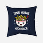 Use Your Noodle-none removable cover w insert throw pillow-krisren28