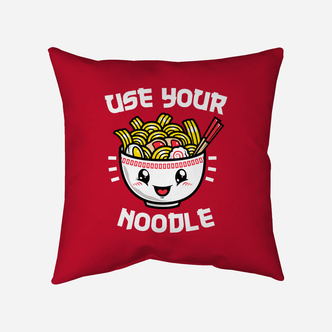 Use Your Noodle-none removable cover w insert throw pillow-krisren28