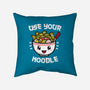 Use Your Noodle-none removable cover w insert throw pillow-krisren28