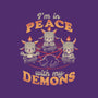 In Peace With My Demons-mens basic tee-eduely