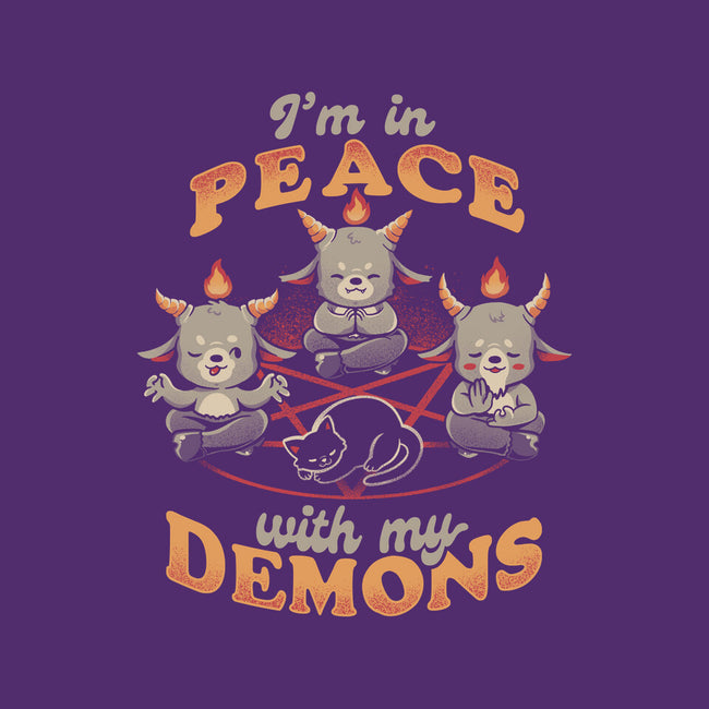 In Peace With My Demons-none basic tote-eduely