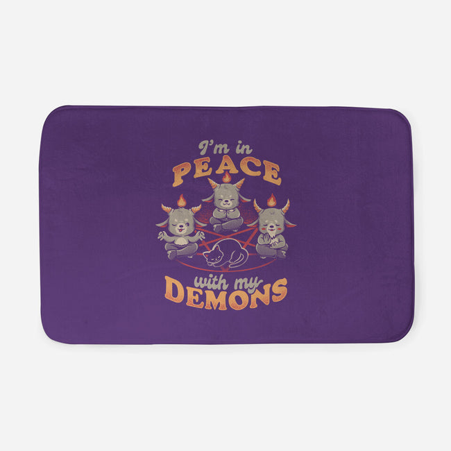 In Peace With My Demons-none memory foam bath mat-eduely