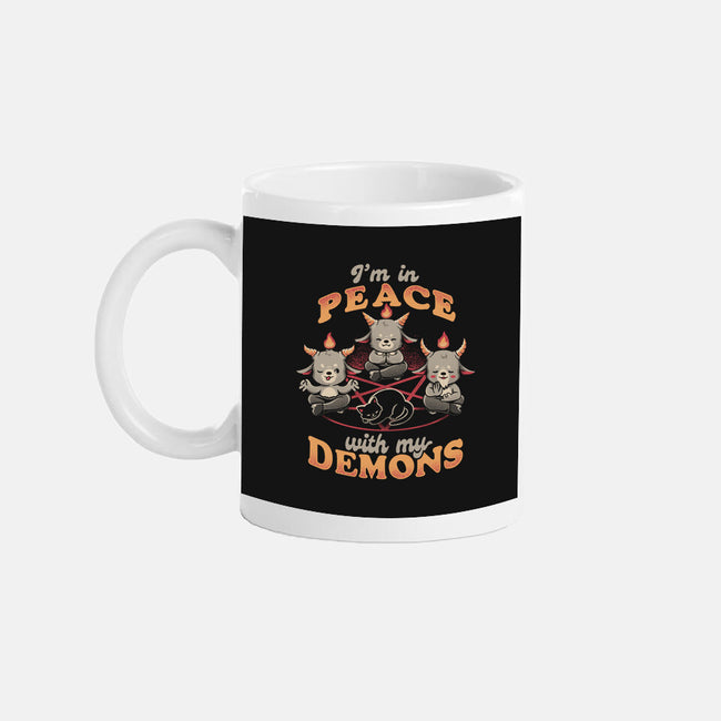 In Peace With My Demons-none glossy mug-eduely