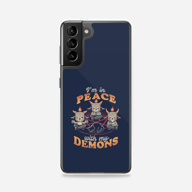 In Peace With My Demons-samsung snap phone case-eduely