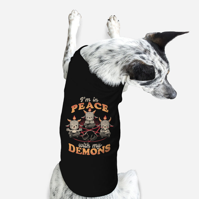 In Peace With My Demons-dog basic pet tank-eduely