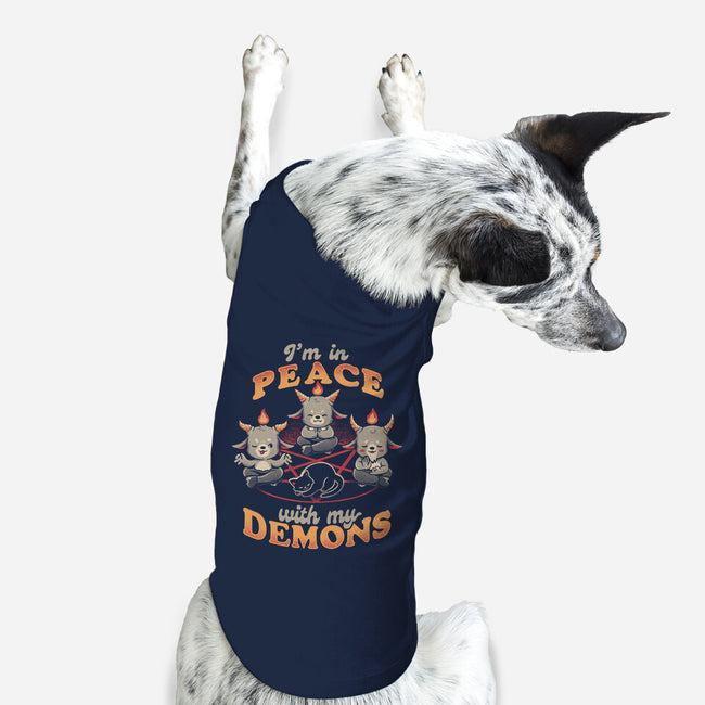 In Peace With My Demons-dog basic pet tank-eduely