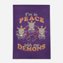 In Peace With My Demons-none outdoor rug-eduely
