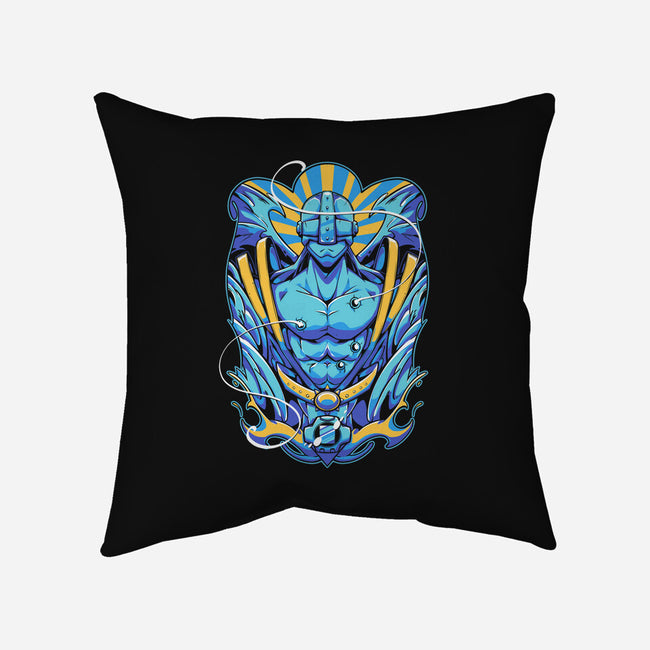 Angemon-none non-removable cover w insert throw pillow-Kabuto Studio