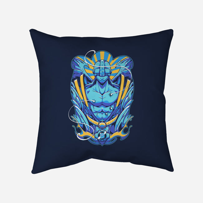 Angemon-none non-removable cover w insert throw pillow-Kabuto Studio