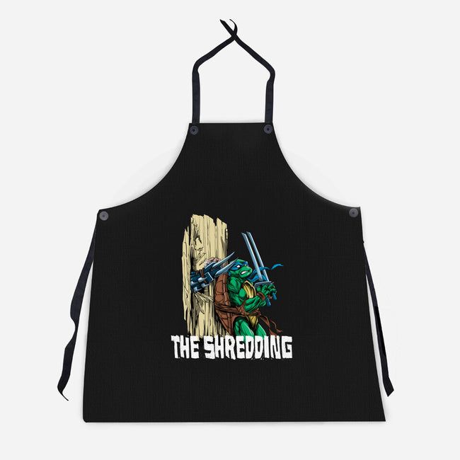 The Shredding-unisex kitchen apron-zascanauta