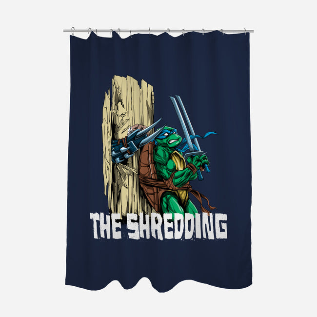The Shredding-none polyester shower curtain-zascanauta