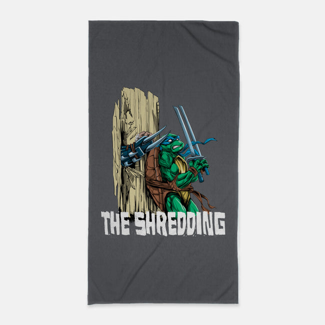The Shredding-none beach towel-zascanauta